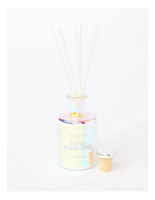 Chloe & Lola Good Vibes Only Sweet Peach Diffuser -Home Décor Sales