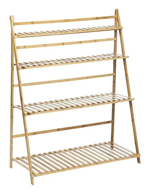 Anori 4 Tier Bamboo Plant Ladder Stand -Home Décor Sales