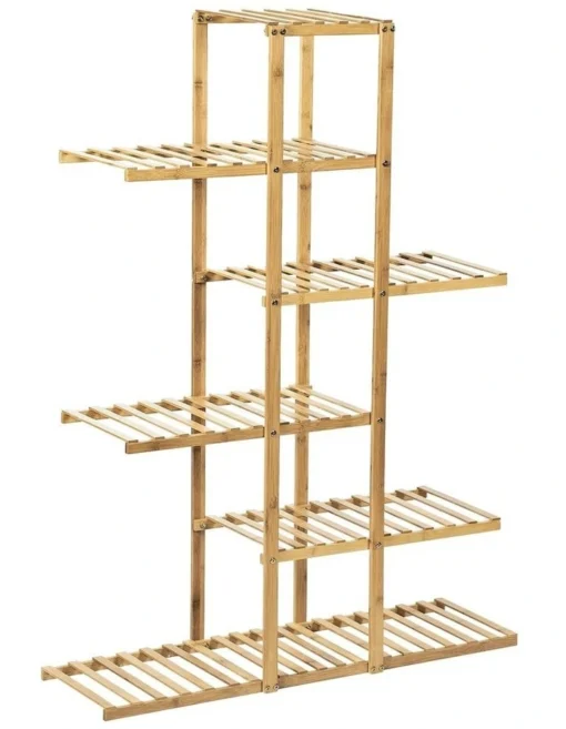 Anori Bamboo 6 Tier Planter Shelf -Home Décor Sales