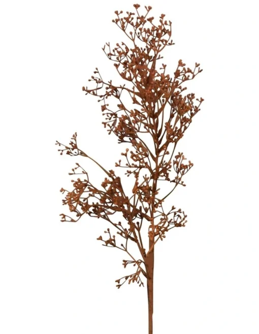 Dried Look Grass Seed Spray 75cm In Brown -Home Décor Sales