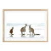 Profile Kangaroo Beach Art Print A2 In Natural Frame Australian Made -Home Décor Sales 947757880 1 1 720x928