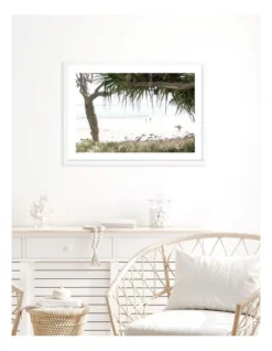 Profile Noosa Under Palms Art Print A2 White Frame White Border -Home Décor Sales 947758690 4 1 720x928