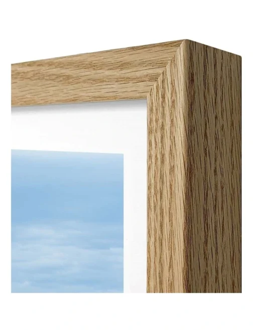 Profile Wategos Beach Outlook Art Print A2 In Natural Frame Australian Made -Home Décor Sales
