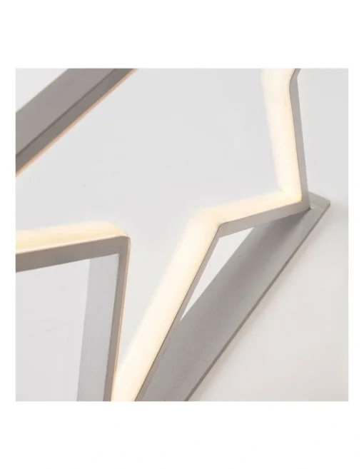 Star Neon Table Lamp In White -Home Décor Sales