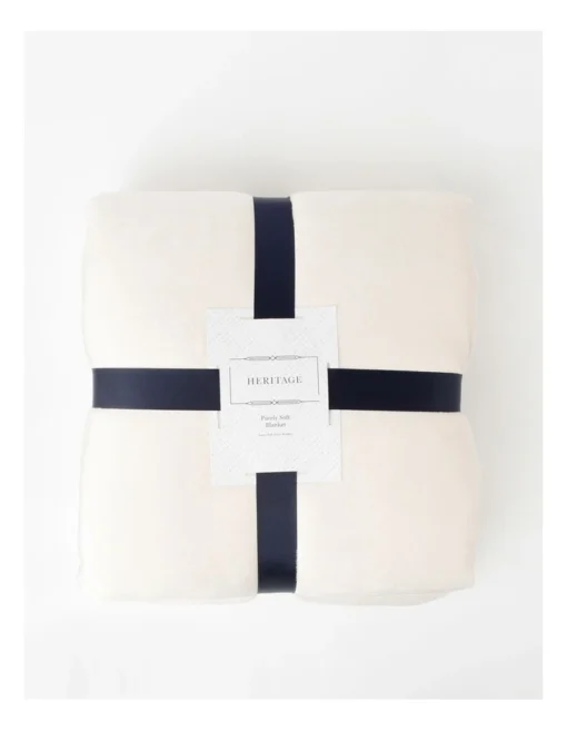 Heritage Super Plush Blanket In Pink -Home Décor Sales