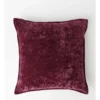 Heritage Valerie Velvet Cushion 50x50cm In Wine -Home Décor Sales 951873580 1 720x928