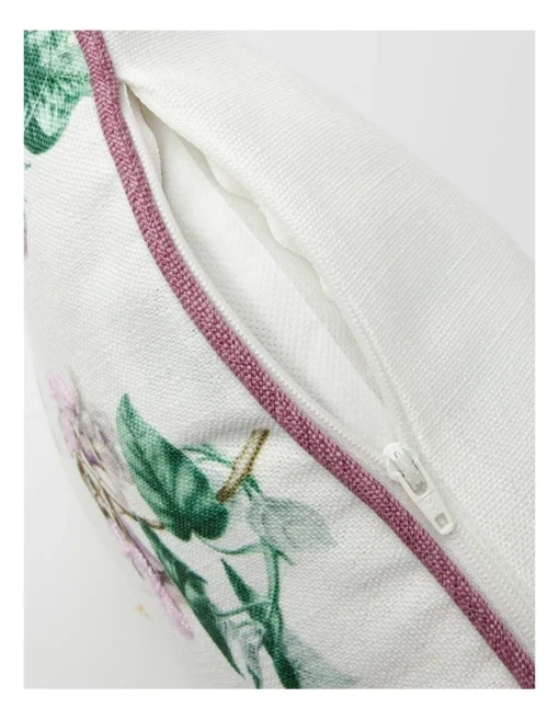 Heritage Flora Embroidered Breakfast Cushion 60x40cm In Multi -Home Décor Sales