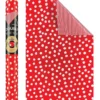 Simson White Dotty Pattern On Red Roll Wrap -Home Décor Sales 954507700 1 720x928