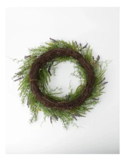 Faux Lavender, Vine & Egg Wreath 46cm In Multi -Home Décor Sales 954596980 4 1 720x928