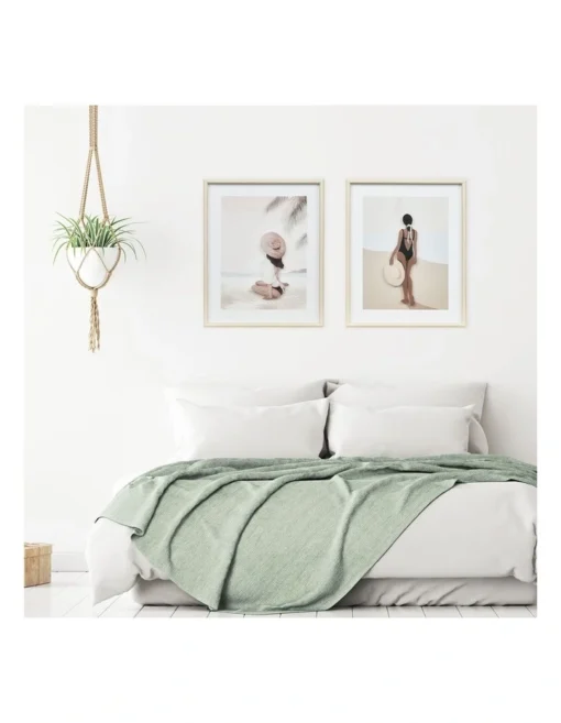 Shore Canvas Wall Art Framed Print Set Of 2 52cm In Multi -Home Décor Sales