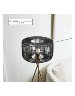 Martinique Floor Lamp 155cm In Black -Home Décor Sales 954973360 6 720x928