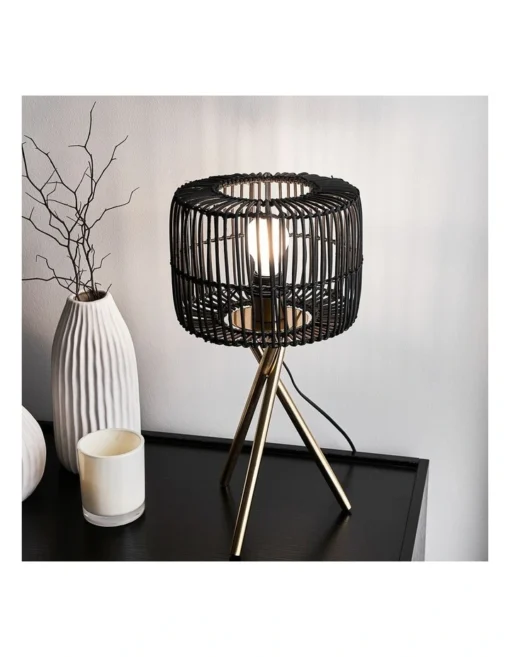 Martinique Table Lamp 50cm In Black -Home Décor Sales