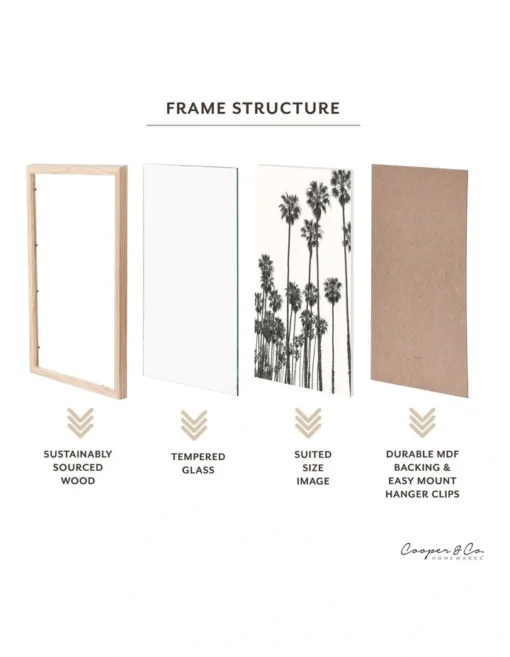 21x29.7cm Photo Frames Set Of 2 In Oak -Home Décor Sales