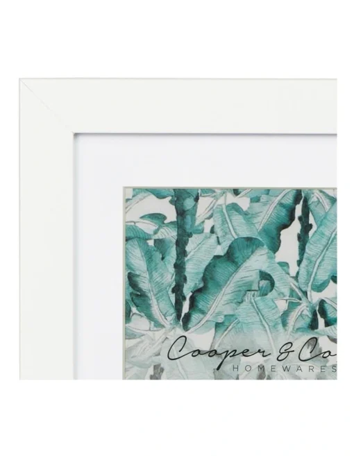 Premium Paradise Photo Frames 30x30cm Matt To 20x20cm Set Of 2 In White -Home Décor Sales
