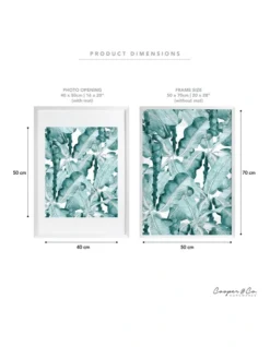 Premium Paradise Photo Frame 50x70cm Matt To 40x50cm In White -Home Décor Sales 954981190 3 720x928