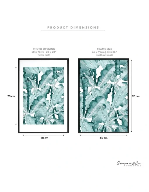 60x90cm Matt To 50x70cm Photo Frame In Black -Home Décor Sales