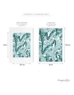 42x59.4cm Matt To 29.7x42cm Photo Frame In White -Home Décor Sales 954981730 3 720x928