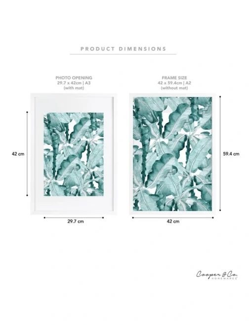 42x59.4cm Matt To 29.7x42cm Photo Frame In White -Home Décor Sales