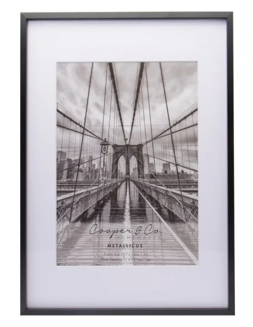 A3 Matt To A4 Photo Frames In Black -Home Décor Sales