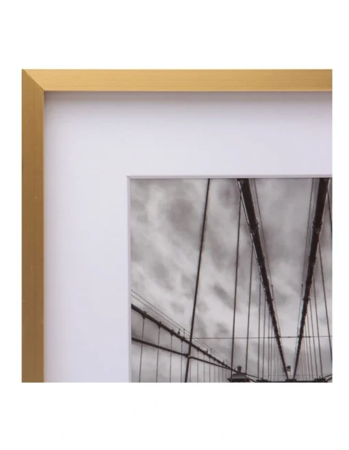 Set Of 2 6x6 Matt To 4x4 Photo Frames In Gold -Home Décor Sales