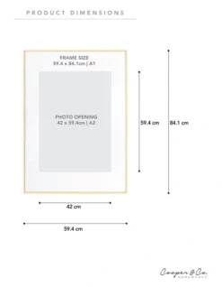Platinum Metal Frame A1/A2 In Gold -Home Décor Sales 954983440 3 720x928