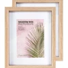 Set Of 2 20x25cm Mat To 13x18cm Shadow Box Photo Frames In Oak -Home Décor Sales 954984070 1 720x928