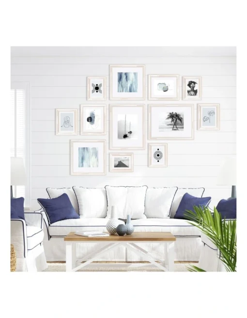 Premium 12 Piece Wall Frame Picture Pack In White -Home Décor Sales