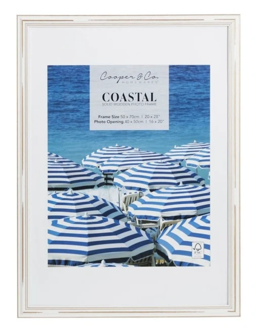 50x70 Mat To 40x50cm Photo Frame In White -Home Décor Sales