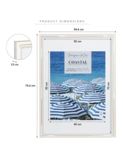 50x70 Mat To 40x50cm Photo Frame In White -Home Décor Sales 954987130 3 720x928