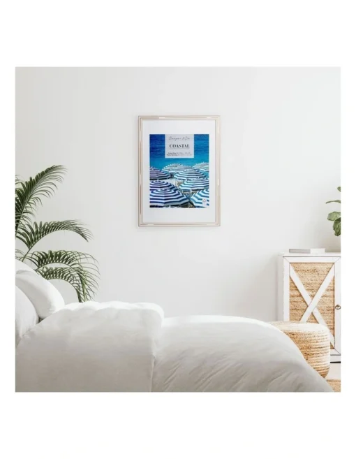 50x70 Mat To 40x50cm Photo Frame In White -Home Décor Sales