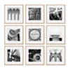 Square Frame Pack Of 9 In Oak -Home Décor Sales 954987580 1 720x928
