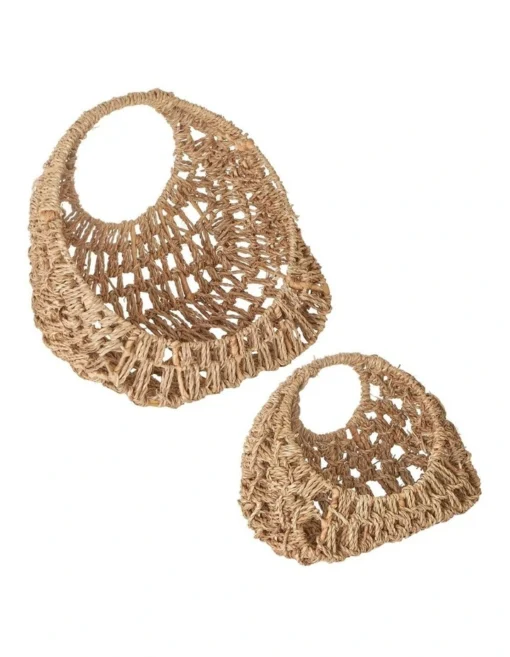 Set Of 2 Hart Wall Plant Holder In Natural -Home Décor Sales