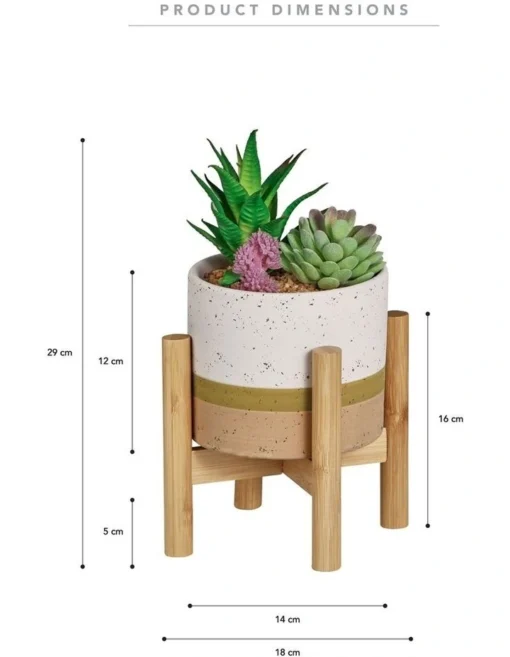 Parker Artificial Garden Terracotta Pot In White/Natural -Home Décor Sales