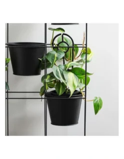 Vertical Indoor 9-Piece Plant Stand 101cm In Black -Home Décor Sales 954996670 4 720x928