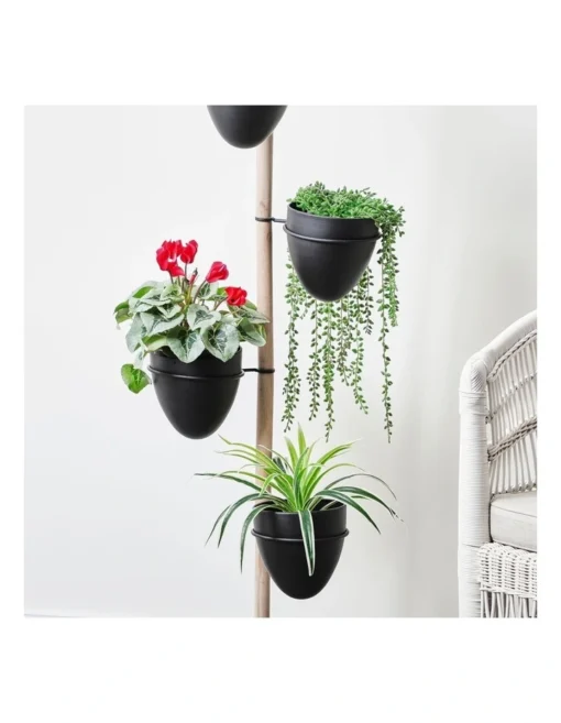 Spiral Vertical Indoor 5-Piece Plant Stand 129cm In Black -Home Décor Sales