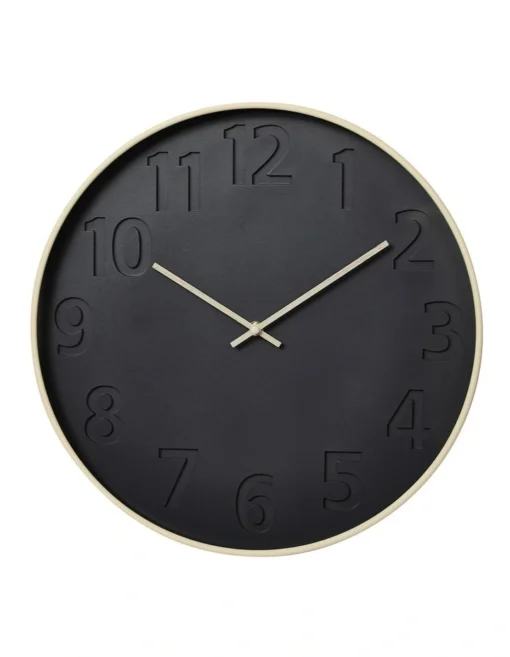 Anders Round Silent Non-Ticking Wall Clock 40cm In Dark Grey -Home Décor Sales