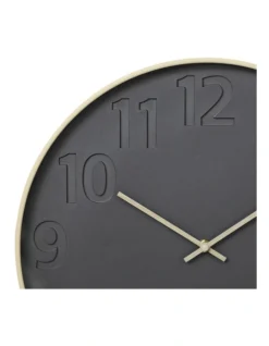 Anders Round Silent Non-Ticking Wall Clock 40cm In Dark Grey -Home Décor Sales 955003150 4 720x928