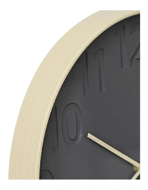 Anders Round Silent Non-Ticking Wall Clock 40cm In Dark Grey -Home Décor Sales