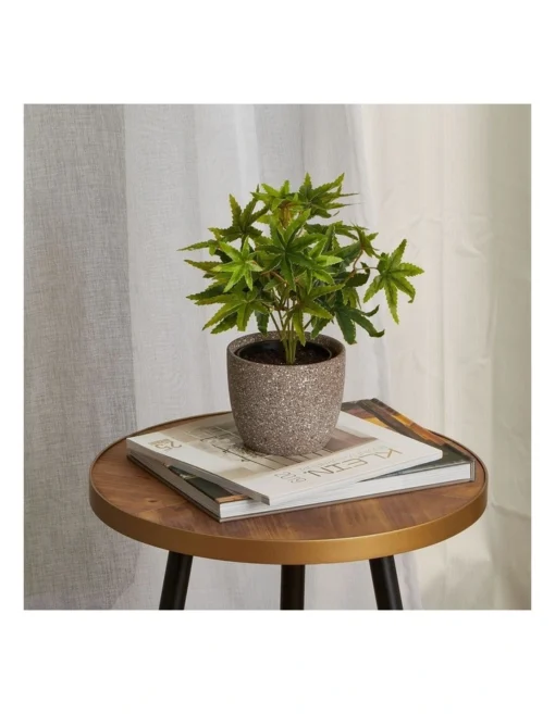 Tall Potted Artificial Maple Decor 24cm In Green -Home Décor Sales