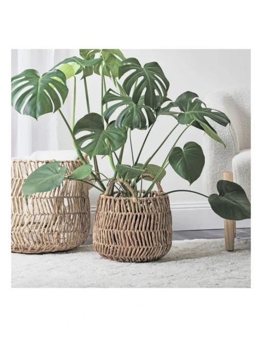 Billy Hamper Baskets Set Of 2 In Natural -Home Décor Sales