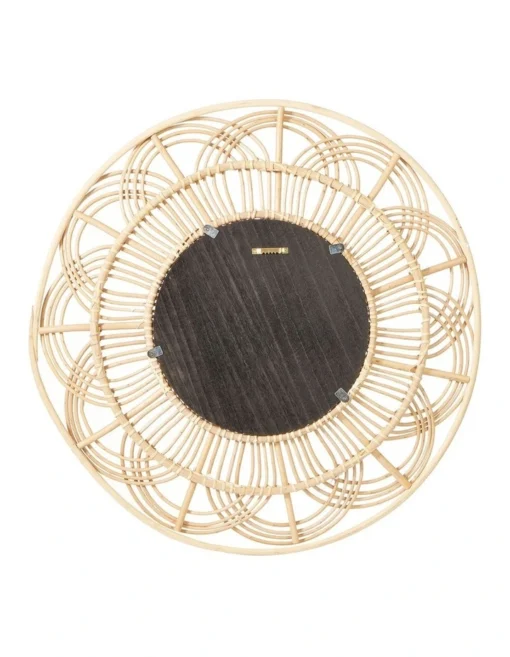 Willow Wall Mirror 60cm In Natural -Home Décor Sales