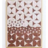 Half Circle Neutral Framed Canvas Wall Art In Brown/White -Home Décor Sales 956428840 1 720x928