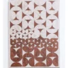 Half Circle Frameless Canvas Wall Art In Brown/White -Home Décor Sales 956429110 1 720x928