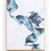 Fluttering Colorful Ribbons Neutral Framed Canvas Wall Art In Blue/White -Home Décor Sales 956429200 1 720x928