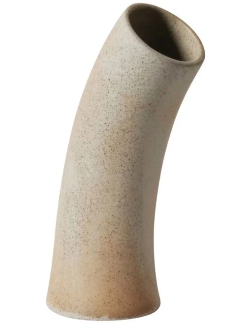 Life On Earth Medium Duct Vase 10x22.5cm In Granite -Home Décor Sales
