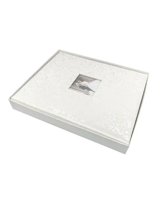 Profile Dry Mount Photo Album Lace Wedding 280x305cm In White -Home Décor Sales