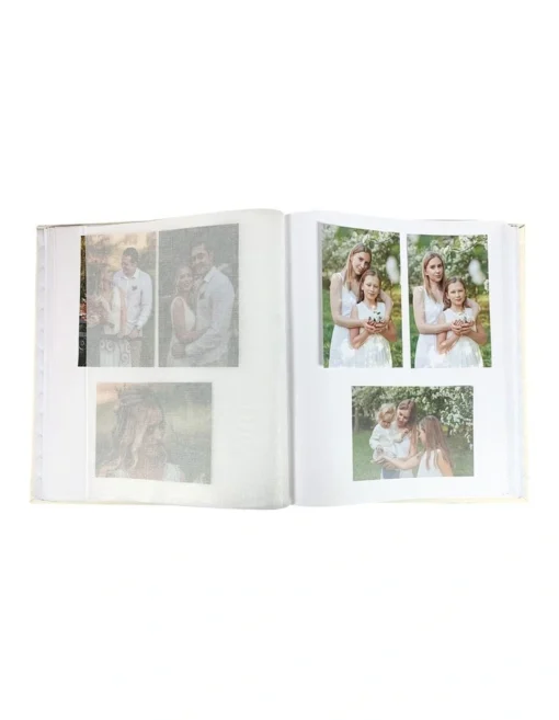 Profile Dry Mount Photo Album Lace Wedding 280x305cm In White -Home Décor Sales