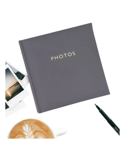 Photo Album Slip-in 4x6 200 Photo In Havana Grey -Home Décor Sales