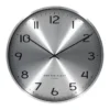 Luna 40cm Silent Wall Clock In Chrome -Home Décor Sales 963366760 1 720x928
