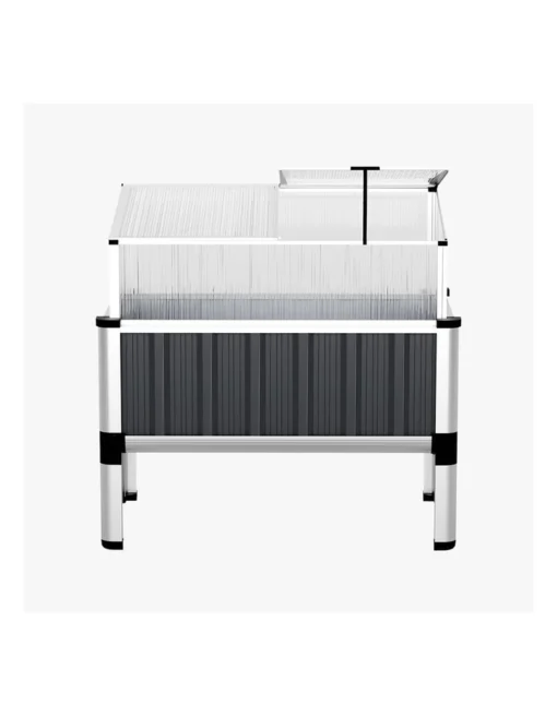 Garden Bed Raised Vegetable Planter 80x49x74cm In Grey -Home Décor Sales